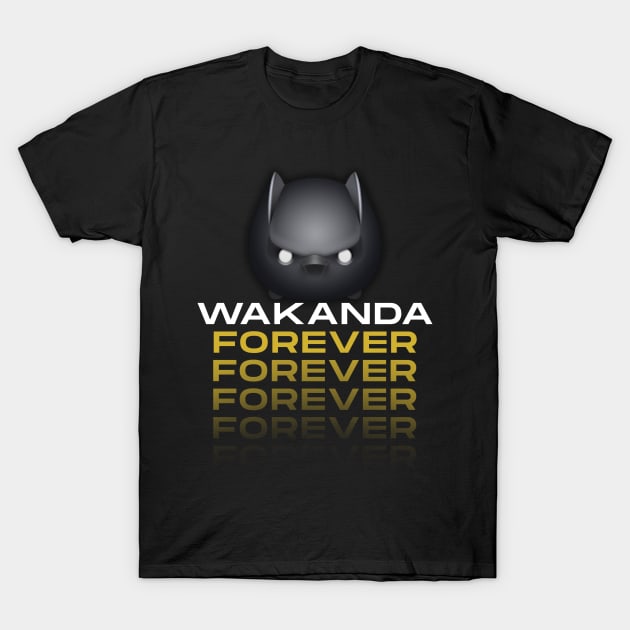 Chadwick Boseman RIP - Wakanda Forever T-Shirt by igzine